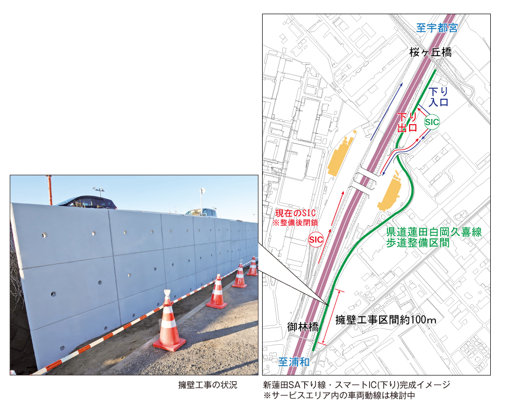 蓮田サービスエリア 一般道 行き方