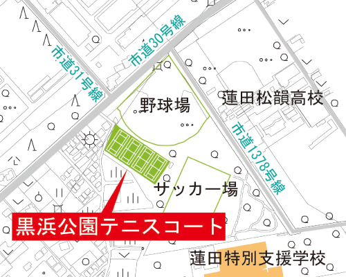 黒浜公園マップ
